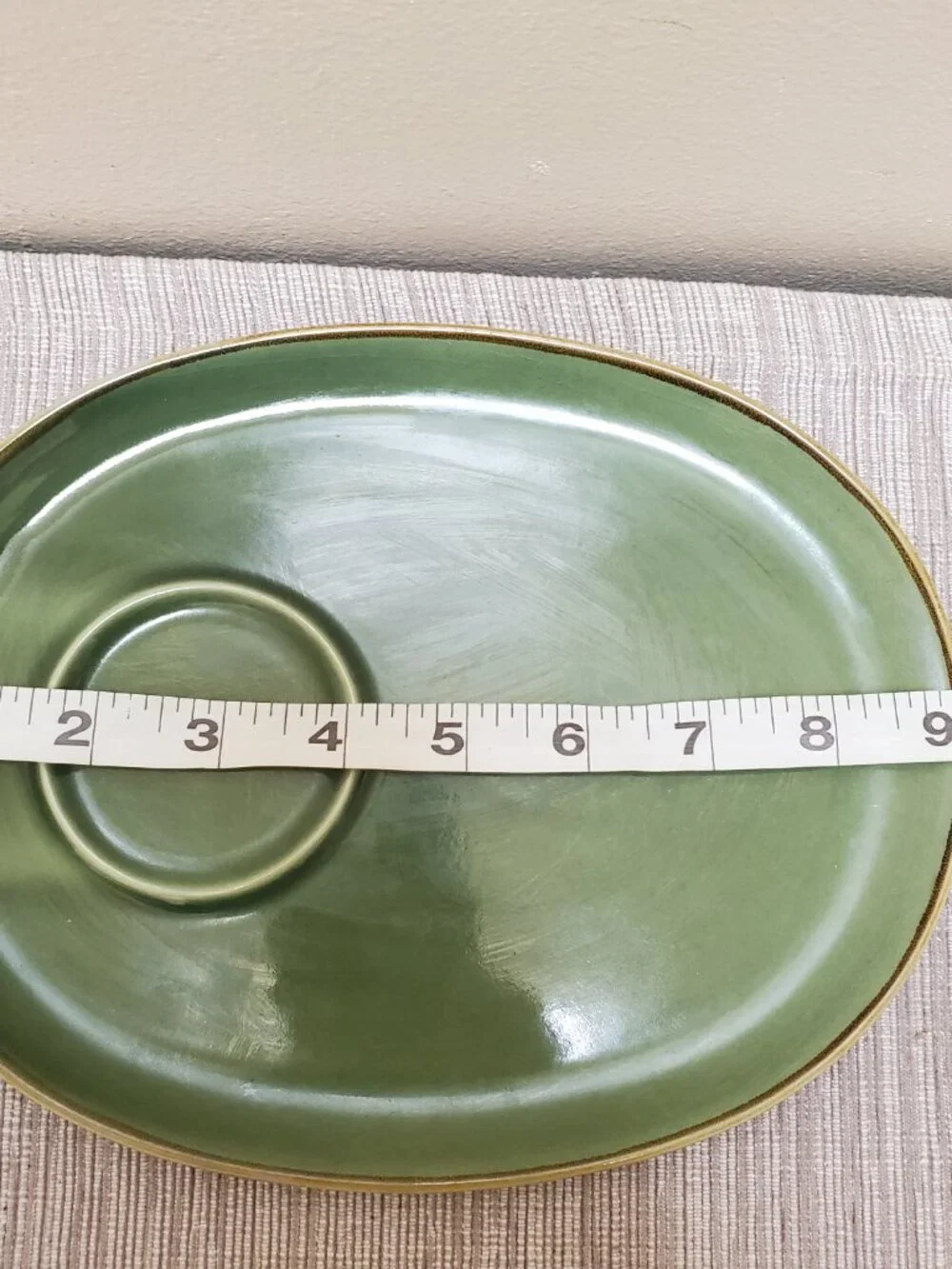 IKEA Cup and Biscuits Plate Holder - Green